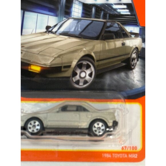 Matchbox 1984 Toyota MR2 Diecast Car 67/100 • JDM Classic • New on Card - Picture 3 of 6